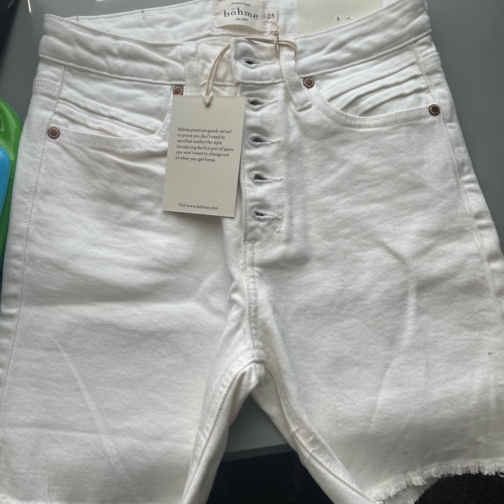 Brand new with tags white shorts